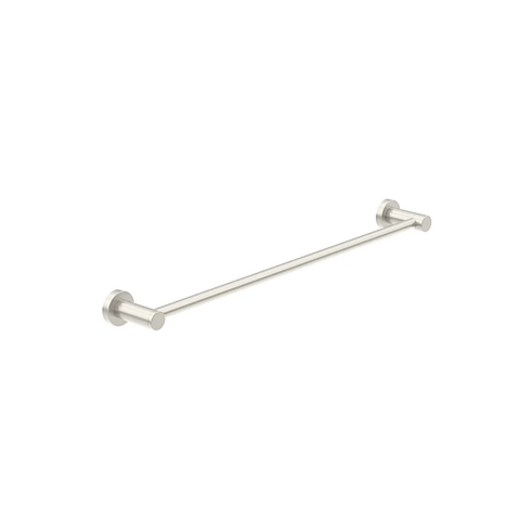 Amelie Royale Round Single Towel Rail 600mm Brushed Nickel BDO2024BN