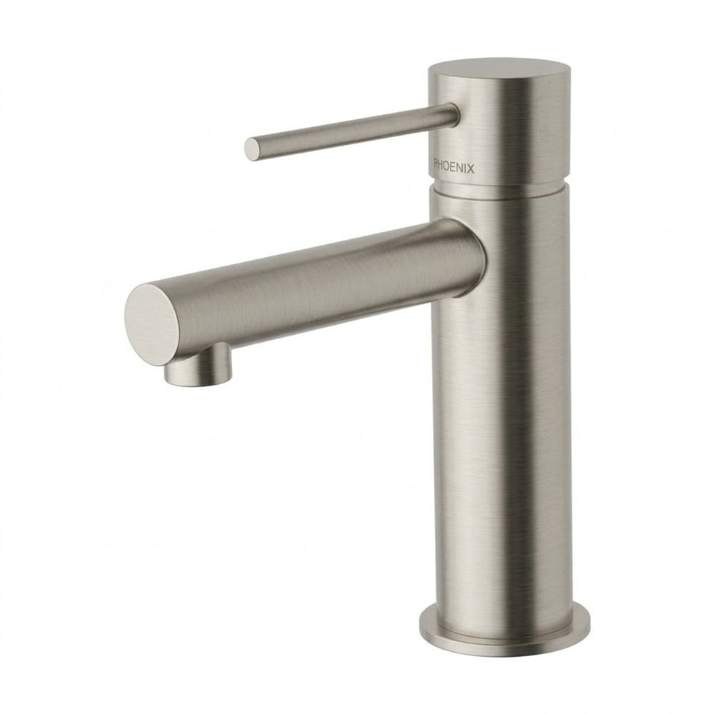 Phoenix Vivid Slimline Oval Basin Mixer Brushed Nickel VV770-40-1