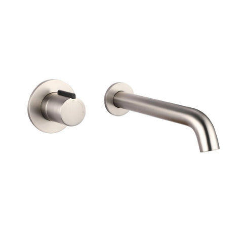 Vito Bertoni Sol2 Wall Basin/Bath Set 220mm Trim Kit Brushed Nickel TK244147