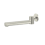 Amélie Wall Swivel Basin/Bath Spout Round 240mm Brushed Nickel BDO202BN