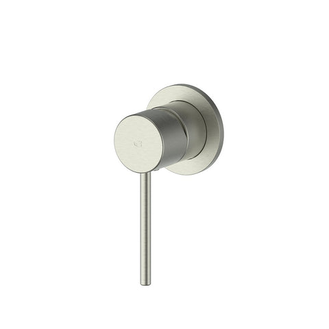 Greens Maci Shower Trim Set With Mini Plate PVD Brushed Nickel 21202511