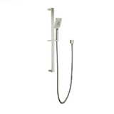 Otti Taran Shower Rail w/ Square Hand Shower Head Brushed Nickel ITSRBN