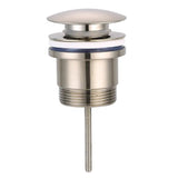 Otti Universal Mushroom Pop Up Waste 32mm Brushed Nickel M43BN