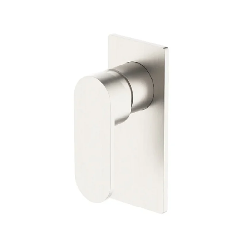 Amelie Royale Paddle Wall Shower Mixer Rectangle Plate (Trim Kit Only) Brushed Nickel BDO301311TBN