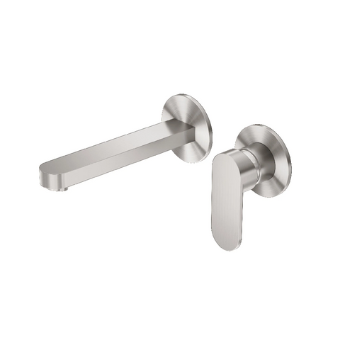 Nero Ecco Wall Basin/Bath Mixer (Separate Back Plate) Trim Kits Only Brushed Nickel NR301310BTBN