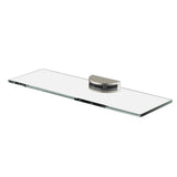 Phoenix Vivid MKII Glass Shelf 300mm Brushed Nickel 146-8600-40