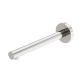 Nero Dolce Ii Fixed Outlet Ii Pushfit 60x12mm Backplate 185mm Brushed Nickel 25B018BN