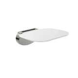 Meir Folding Up Shower Seat UF Material Supports 200Kg Slow Descent Brushed Nickel MCR-SEAT-PVDBN