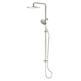 Greens Lavish Brass Twin Rail Shower PVD Brushed Nickel 239103BN