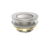 Seima Pop-Out Bath Waste 40mm (for integrated overflow) Brushed Nickel 192025