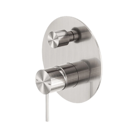 Nero Mecca Shower Mixer With Diverter Trim Kits Only Brushed Nickel NR221911ATBN