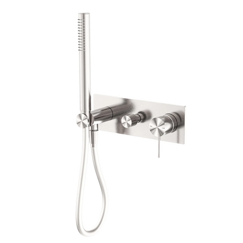Nero Mecca Shower Mixer Diverter Systerm Trim Kits Only Brushed Nickel NR221912ETBN