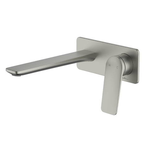 Oliveri Paris Wall Mixer Set (Trim Kit Only) Brushed Nickel PA102500FBN-TK