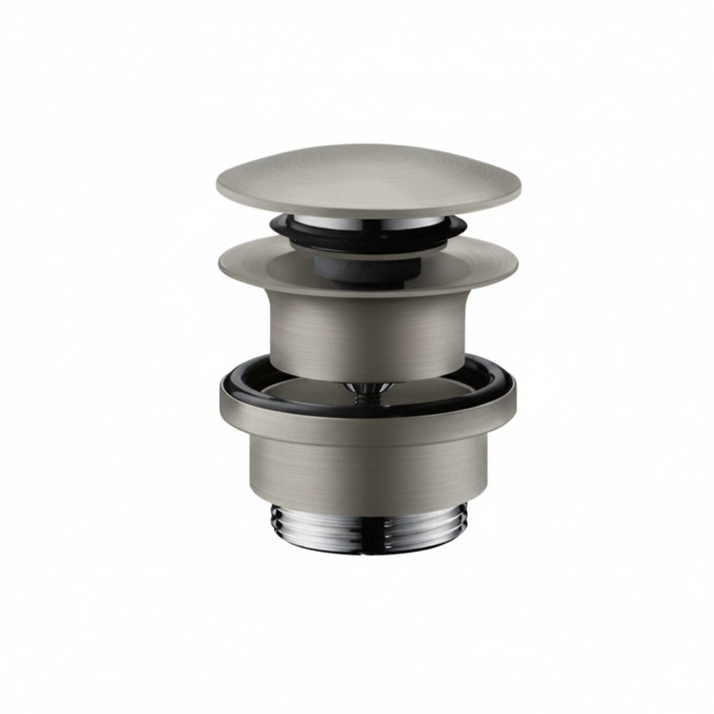 Hansgrohe Waste Set Push-Open For Basin & Bidet Mixers Brushed Nickel 50100820