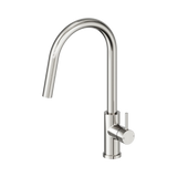 Nero Dolce 2 Sink Mixer Pull Out Brushed Nickel 25B004BN