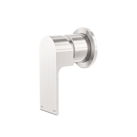 Nero Bianca Shower Mixer (80mm Round Plate) Trim Kit Only Brushed Nickel NR321511DTBN
