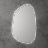 Aulic Tarcoola Asymmetric Led Mirror 553x903x36mm Brushed Nickel LMTAR-550-BN