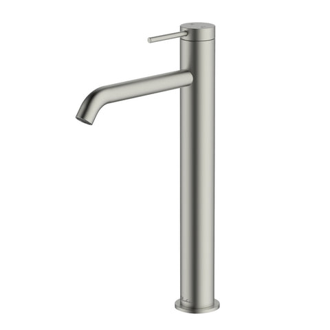 Oliveri Venice Curved Basin Tower Mixer Brushed Nickel VE104504FBN