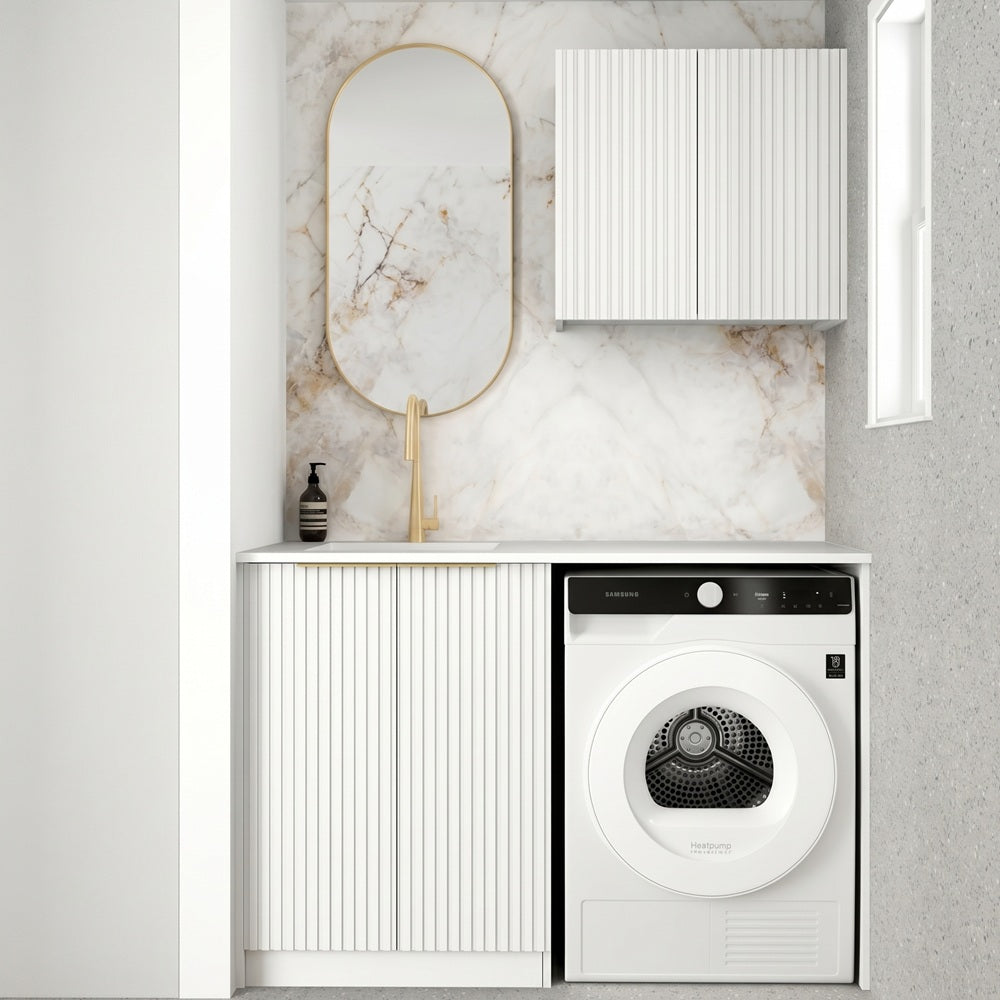 Otti Noosa Laundry Kit 1305A White / Pure White Top LA-1305A-NSW-PW