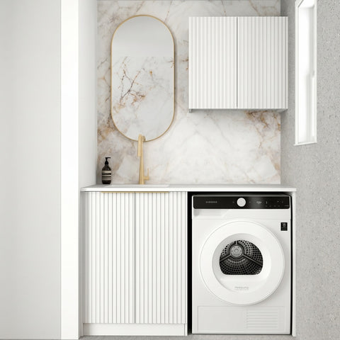 Otti Noosa Laundry Kit 1305A White / Pure White Top LA-1305A-NSW-PW