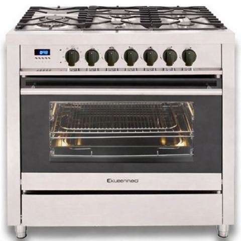 Kleenmaid Freestanding Dual Fuel Oven 90cm Stainless Steel OFS9031
