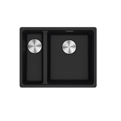 Franke Maris 1 and 1/2 Bowl 340/150mm Onyx Flushmount MRG260SBLON-B