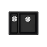 Franke Maris 1 and 1/2 Bowl 340/150mm Onyx Undermount MRG160SBLON-B