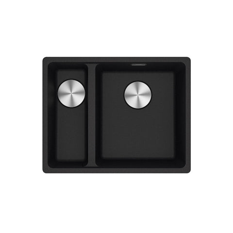 Franke Maris 1 and 1/2 Bowl 340/150mm Onyx Undermount MRG160SBLON-B