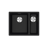 Franke Maris 1 and 1/2 Bowl 340/150mm Onyx Undermount (Inc DT651) MRG160SBRON-FPC