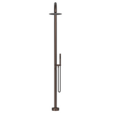 Bella Vista Mica Gooseneck Freestanding Outdoor Shower Dusk Bronze OS-5-DB