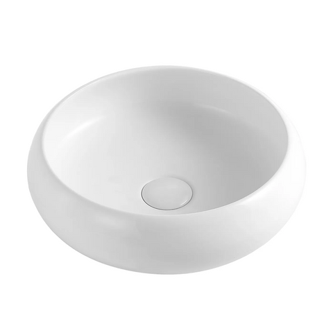 Otti Laguna Above Counter Basin 415x415x120mm Gloss White OT4150
