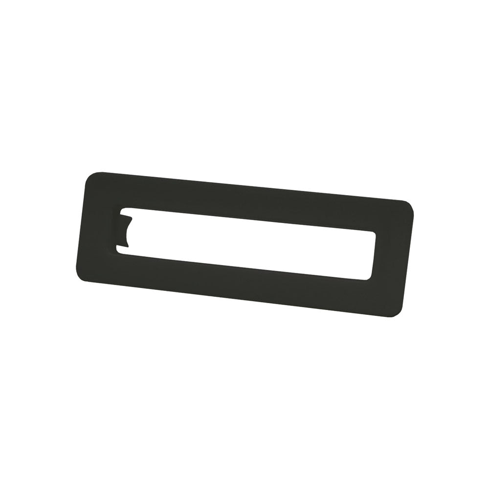 Fienza Squared Overflow Ring (Suits Petra & Reba Basins) Black OVERFLOWSQB