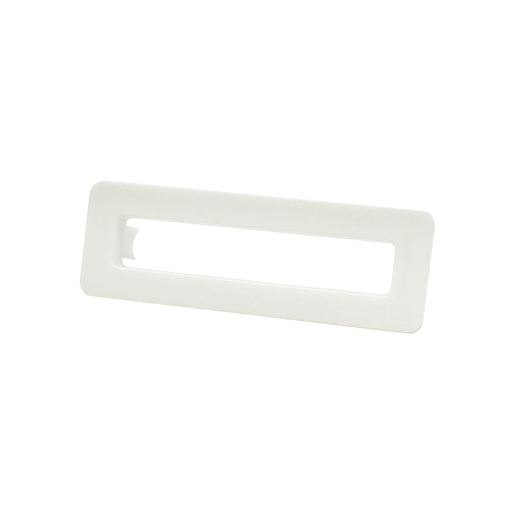 Fienza Squared Overflow Ring (Suits Petra & Reba Basins) White OVERFLOWSQW