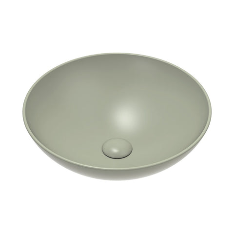 Fienza Aluca Above Counter Basin 400x400mm Matte Olive RB821MG