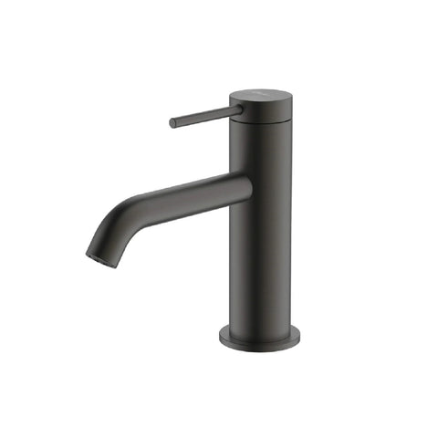 Oliveri Venice Basin Mixer Curved Gun Metal VE103505GM