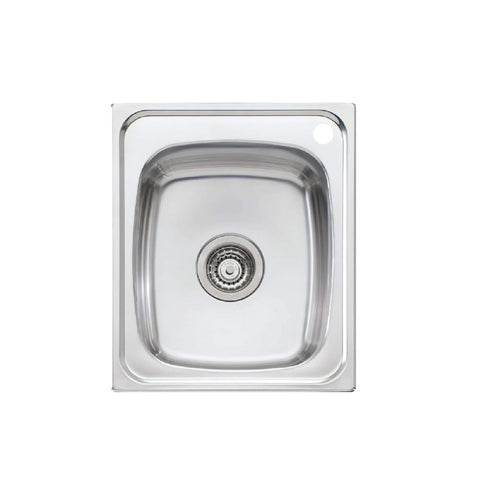 Oliveri Martini 440 Sink 1TH Left Tap Hole 410x490mm Stainless Steel 440 LTH