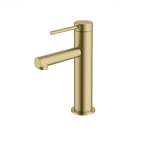 Oliveri Venice Basin Mixer Straight Classic Gold VE106503CG