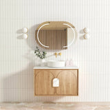 Otti Laguna Mk II Wall Hung Cabinet Only 900mm Natural Woodland Oak LGM900N