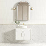 Otti Laguna Mk II Wall Hung Cabinet Only 750mm Matte White LGM750W