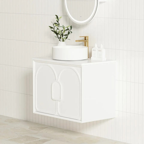 Otti Laguna Mk II Wall Hung Cabinet Only 750mm Matte White LGM750W