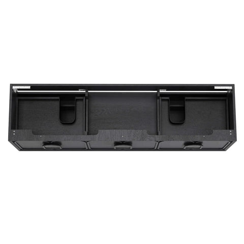 Otti Laguna Mk II Wall Hung Cabinet Only 1800mm Black Oak LGM1800B