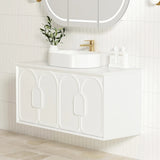 Otti Laguna Mk II Wall Hung Cabinet Only 1200mm Matte White LGM1200W