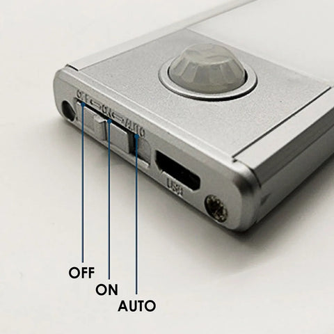 Otti LED Cabinet Sensor Strip 400x30mm Rechargeable LED-ST400
