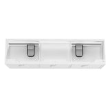 Otti Laguna Mk II Wall Hung Vanity 1800mm Matte White w/ Pure White Top LGM1800WSTUD-PW