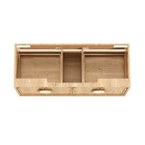 Otti Laguna Mk II Wall Hung Vanity 1200mm Natural Woodland Oak w/ Undermount Natural Carrara Marble Top & Basin LGM1200NSTUD-NCA-UB