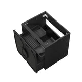 Otti Laguna Mk II Wall Hung Vanity 600mm Black Oak w/ Pure White Top LGM600BSTUD-PW