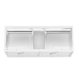 Otti Laguna Mk II Wall Hung Vanity 1200mm Matte White w/ Undermount Natural Carrara Marble Top & Basin LGM1200WSTUD-NCA-UB