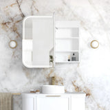 Otti LED Newport Shaving Cabinet (Premium Edition) 900x750mm White LED-SSQ9075-VP