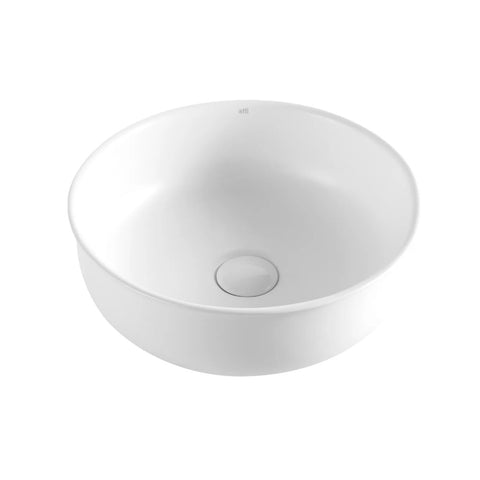 Otti Bronte Above Counter Basin Round 390x390x130 Matte White OT3939MW