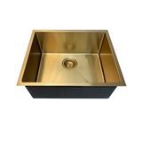 Otti Axon Sink 52S 520x440x220mm (Top/ Under/ Flush Mount) Argent Gold M-CBS-810-52AG